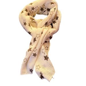 Fashion Scarf Star Print